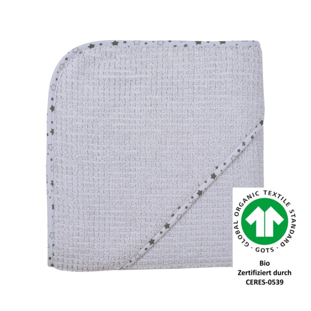 At home hellgrau Kapuzen-Bt. 80 x 80 cm