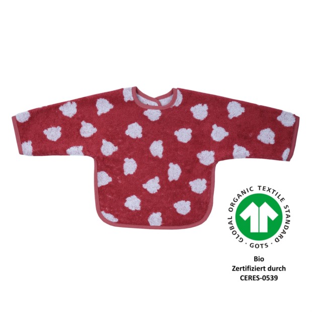 Jac. Teddy rot �rmell�tzchen mit Druckknopf 70x34 