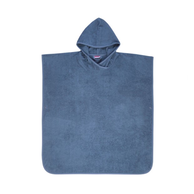 Uni dunkelblau Bade-Poncho Gr��e 80/75