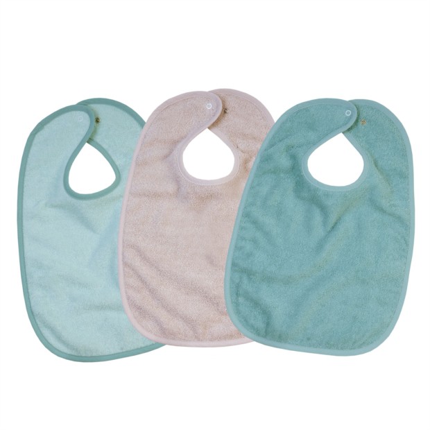 Riesenlatz mit Druckknopf 3er Pack mint/greige 30x