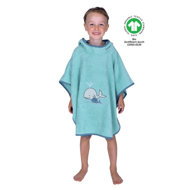 Walfamilie kristall Bade-Poncho Gr��e 60/75