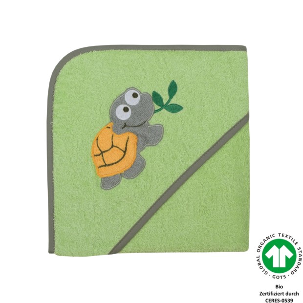 Schildkr�te opalgr�n Kapuzen-Bt. Gr��e 80/80