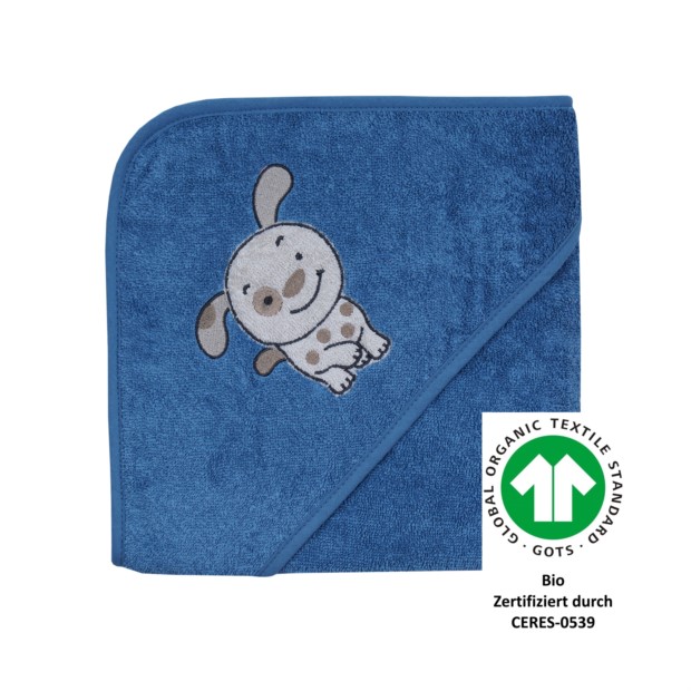 Hund rauchblau Kapuzen-Bt. Gr��e 80/80