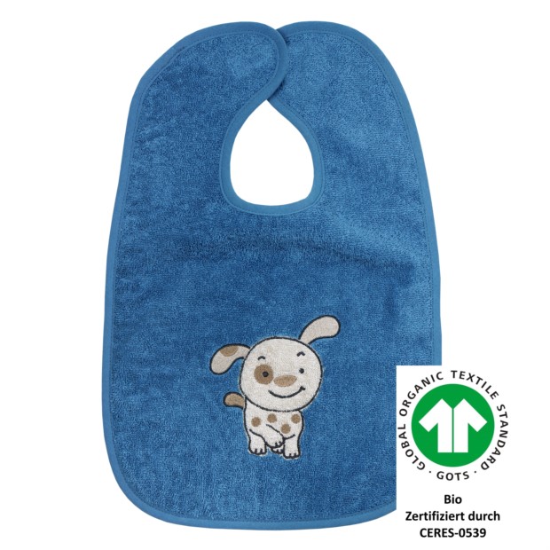 Hund rauchblau Riesen-Klettlatz Gr 30x45 cm