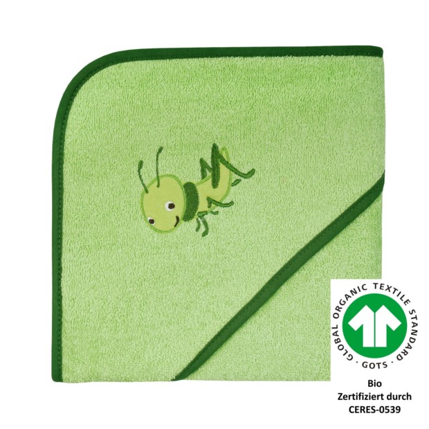 Grash�pfer hellgr�n Kapuzen-Bt. Gr��e 80/80