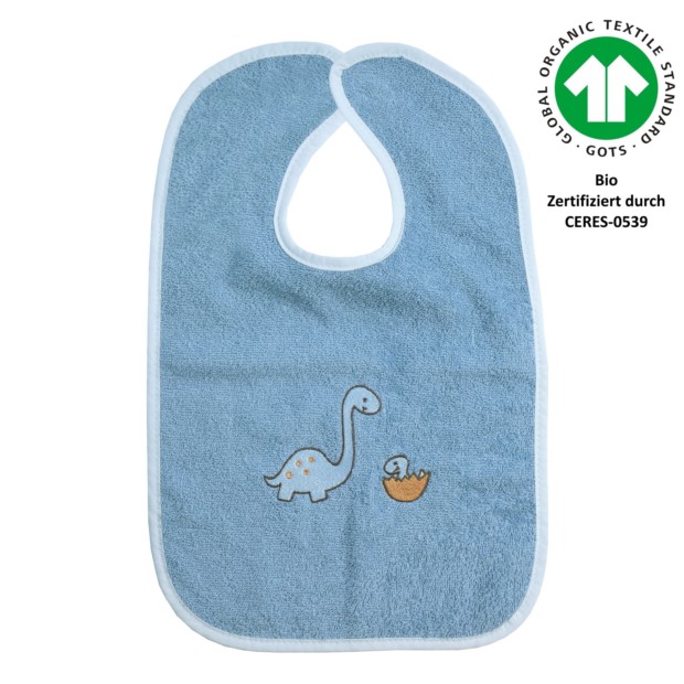 Dinofamilie stahlblau Riesen-Klettlatz Gr 30x45 cm