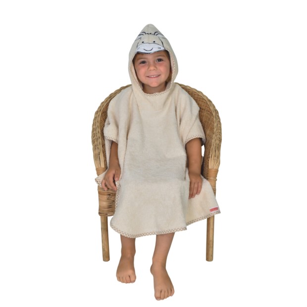 Esel natur Bade-Poncho Gr��e 60/75