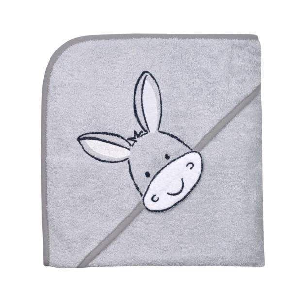 Esel hellgrau Kapuzen-Bt. Gr��e 100/100