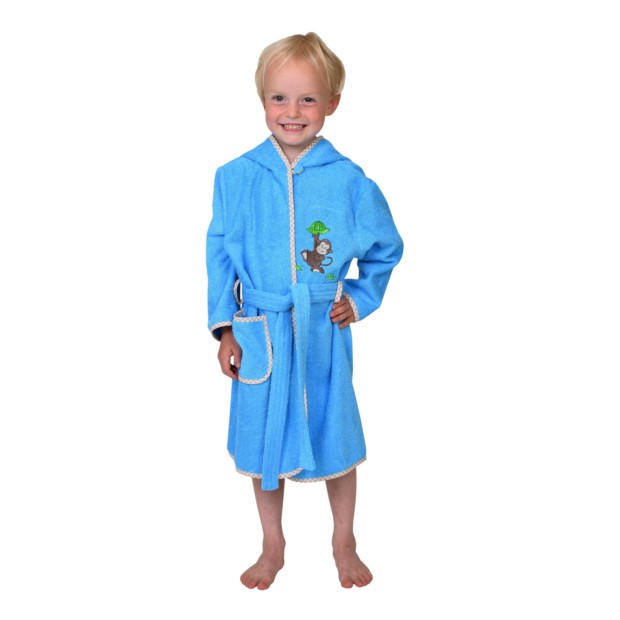 Affe ozean Bademantel Gr��e 74/80