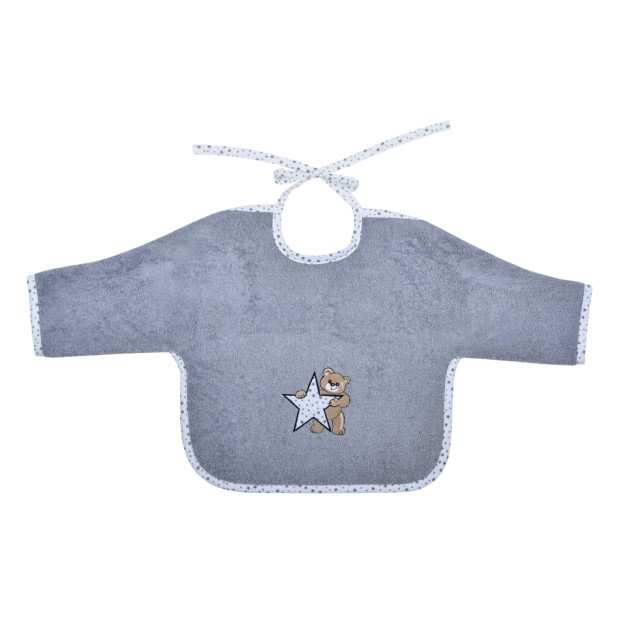 Teddy/Stern grau �rmell�tzchen Gr��e 68x34 cm