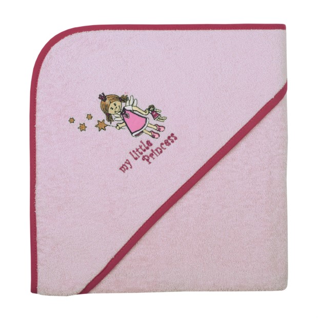 Little princess ros� Kapuzen-Bt. Gr��e 100/100