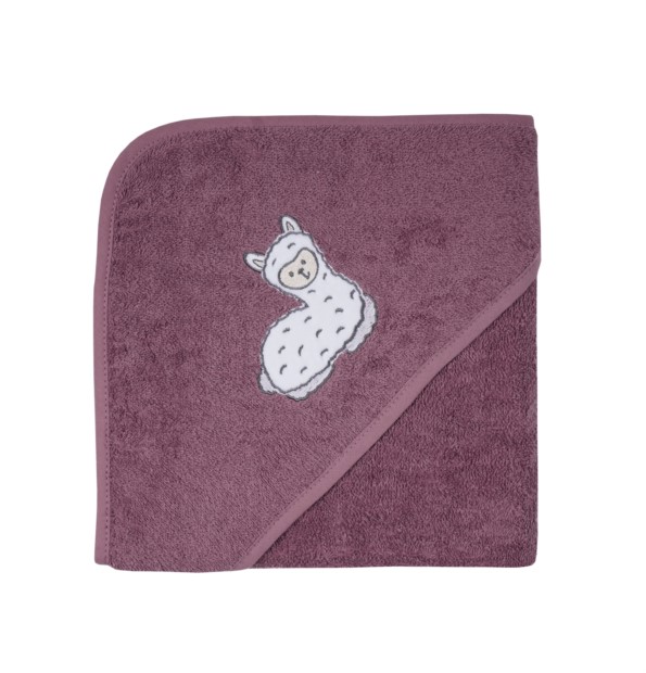 Lama mauve Kapuzen-Bt. Gr��e 80/80