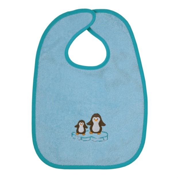 Pinguine eisblau Riesen-Klettlatz Gr 30x45 cm