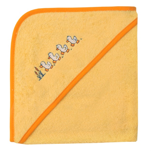 Entchen gelb Kapuzen-Bt. Gr��e 80x80 cm