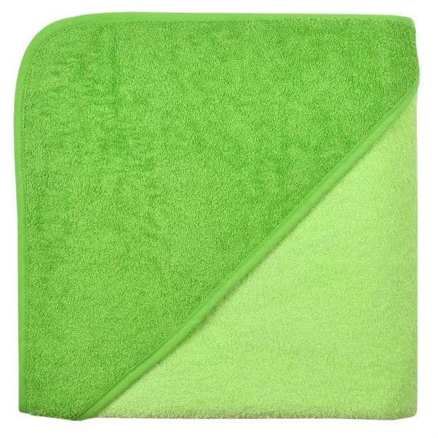 Uni limone/kiwi Riesen-Kapuzen-Badetuch 140x140 cm