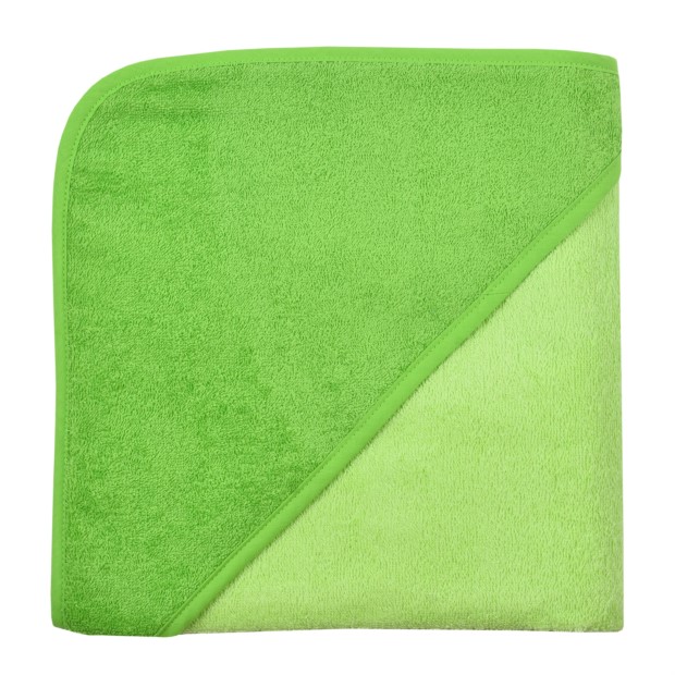 Uni limone/kiwi Kapuzen-Bt. Gr��e 100x100 cm