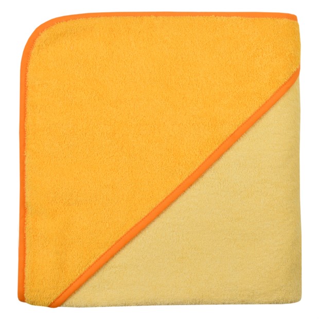 Uni hellgelb/gold Riesen-Kapuzen-Badetuch 140x140 