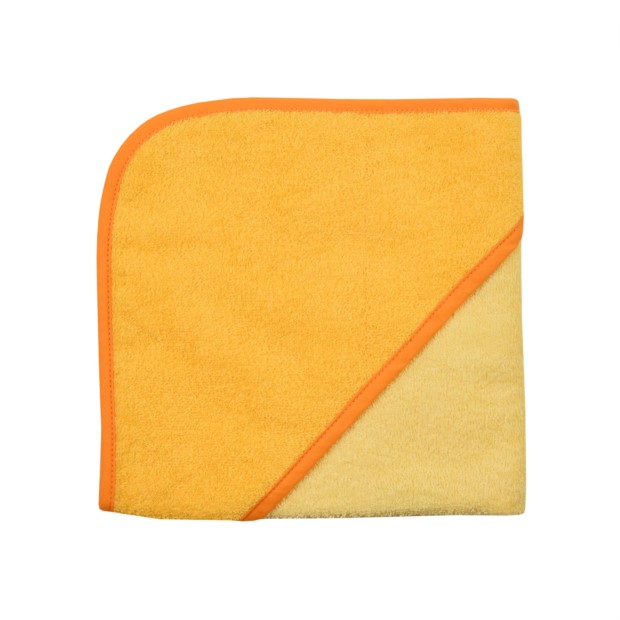 Uni hellgelb/goldgelb Kapuzen-Bt. Gr��e 80x80 cm