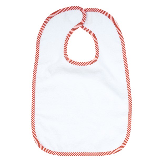 weiss-Streifen rot Riesen-Klettlatz Gr��e 30x45 cm