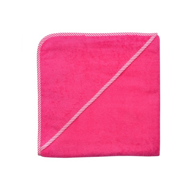 Uni pink Kapuzen-Bt. Gr��e 100x100 cm