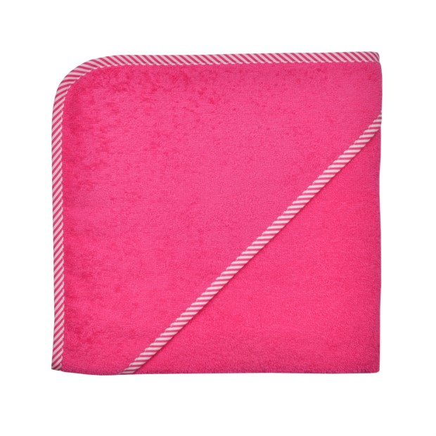 Uni pink Kapuzen-Bt. Gr��e 80x80 cm