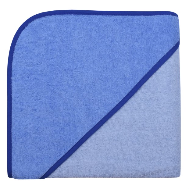 Uni sky/ciel Kapuzen-Badetuch 140 x 140 cm