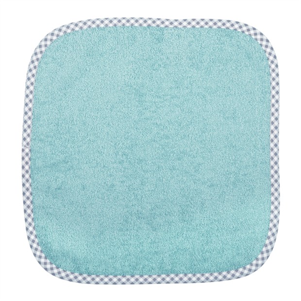 .Uni kristallblau Seiftuch 30x30 cm