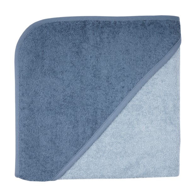 Uni stahl-dunkelblau Kapuzen-Bt. Gr��e 100x100 cm