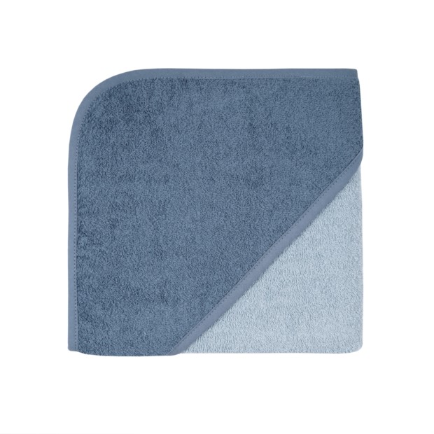 Uni stahl-dunkelblau Kapuzen-Bt. Gr��e 80x80 cm