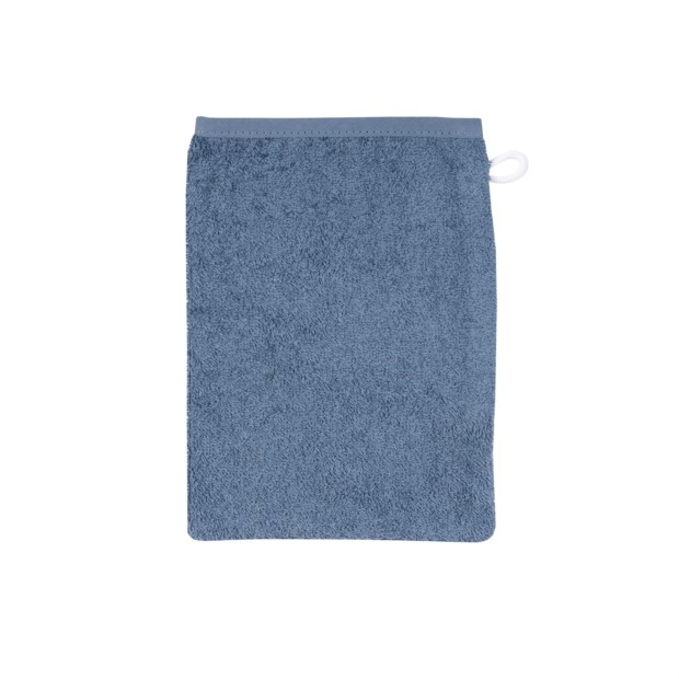 Uni dunkelblau Waschhandschuh Gr��e 15x21 cm