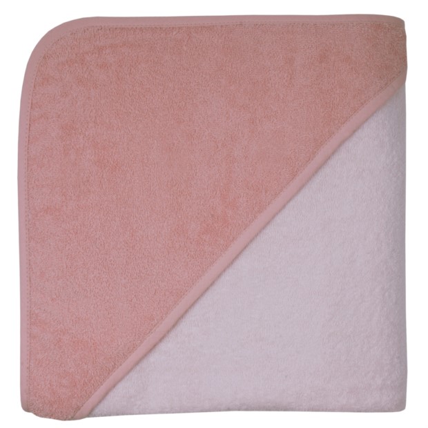 Uni lachsrosa-erika Riesen-Kapuzen-Badetuch 140x14