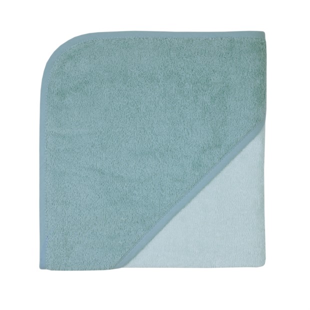 Uni mint-eisblau Kapuzen-Bt. Gr��e 80x80 cm