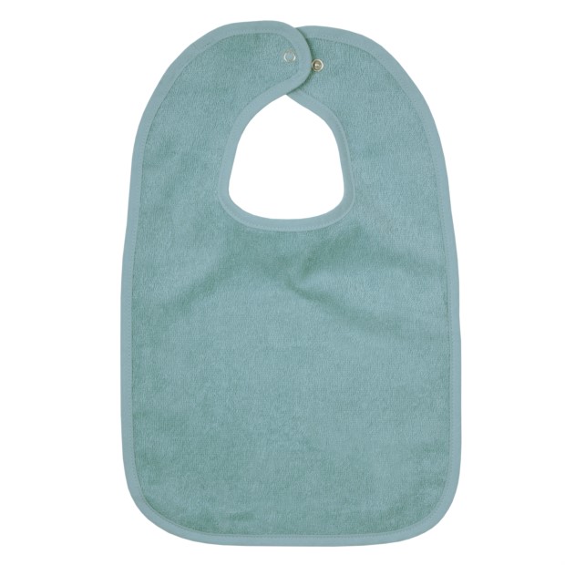 Uni eisblau Riesen-Latz mit Druckknopf Gr 30x45 cm