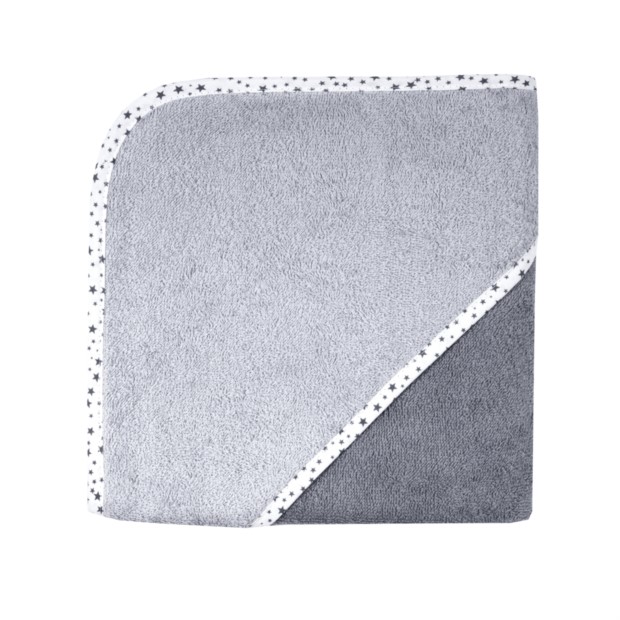 Uni dunkelgrau-hellgrau Kapuzen-Bt. Gr��e 100x100 