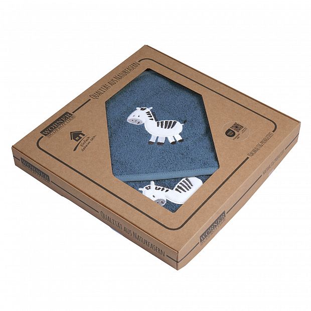 Zebra dunkelblau KBT+WHS in GK Gr��e 80/80