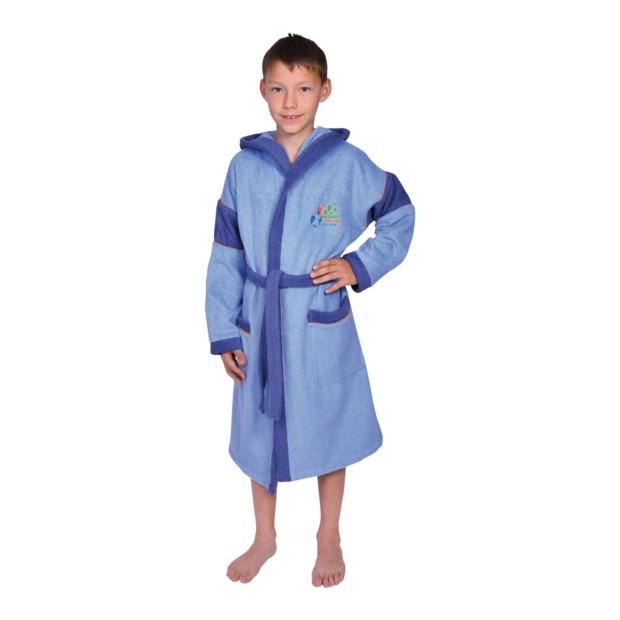 Kn. Bademantel Fu�ball avio Gr��e 140