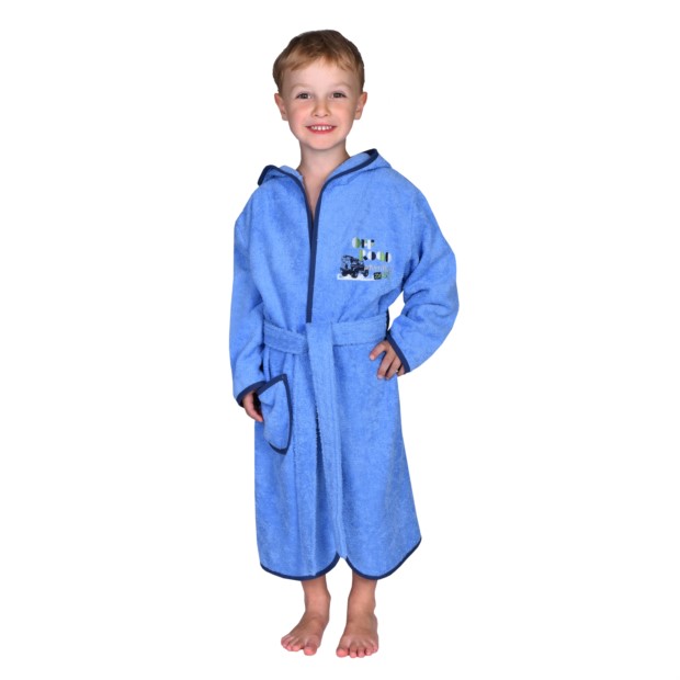 Kn. Bademantel Jeep ciel Gr��e 104-140