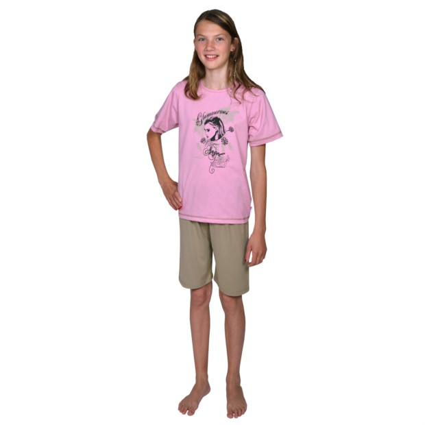 Md. Single-Shorty 2-tlg. Angel altrosa Gr. 116-176