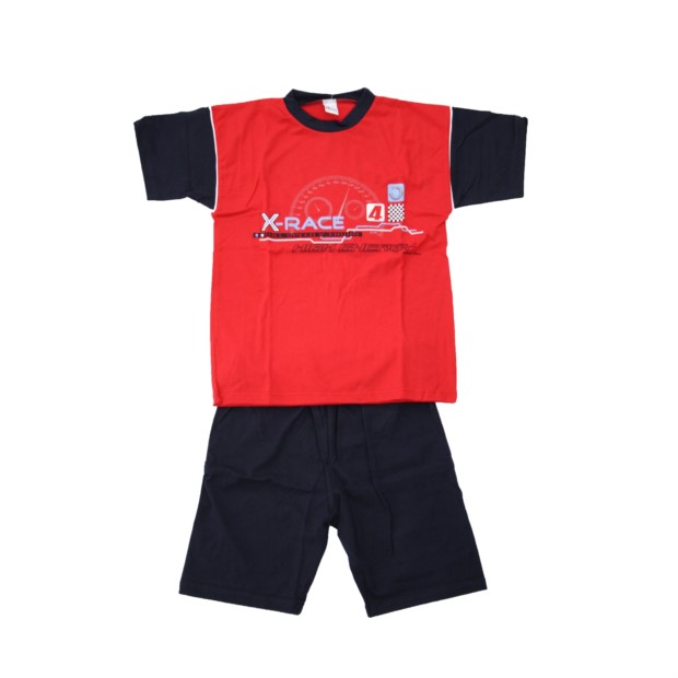 Kn. Shorty 2-tlg. X-Race rot Gr��e 140