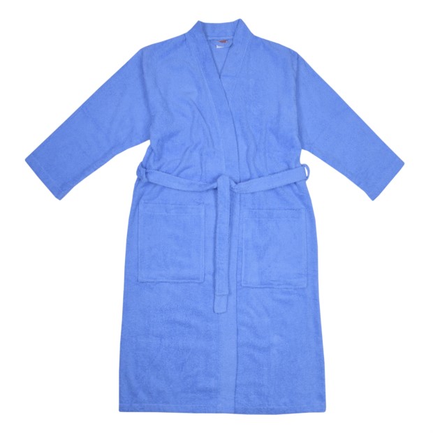 Da./He. Bademantel Kimono azur Gr��e S-XL