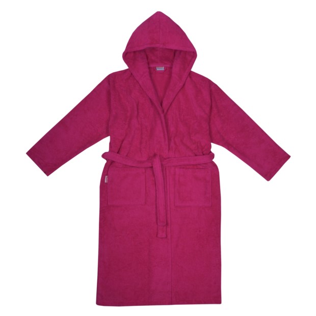 Da/He. Bademantel Kapuze beere Gr��e XS-XL