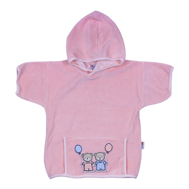 Teddykinder ros� Kapuzen-Jacke Gr. 98/104