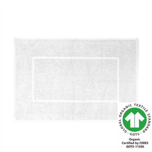 Badteppich M 50x70 cm reinweiss 101