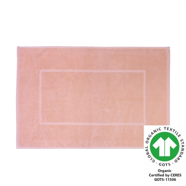 Badteppich M 50x70 cm silver pink 744
