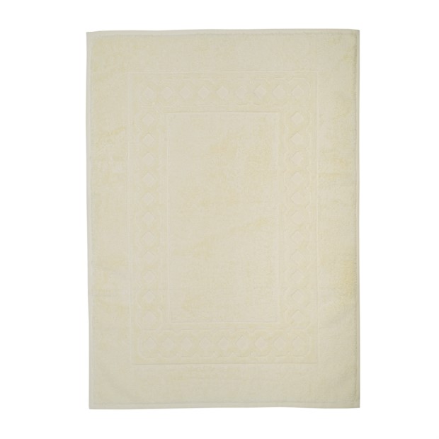 Jacquard R creme Badeteppich 70/120 cm
