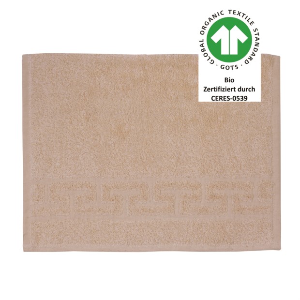 Jacquard M GOTS mandel G�stetuch 30x50 cm