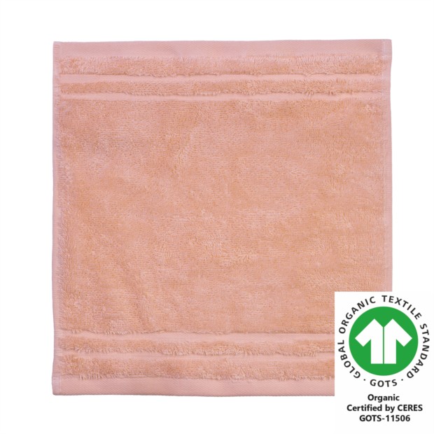 Seiftuch 30x30 cm silver pink 744