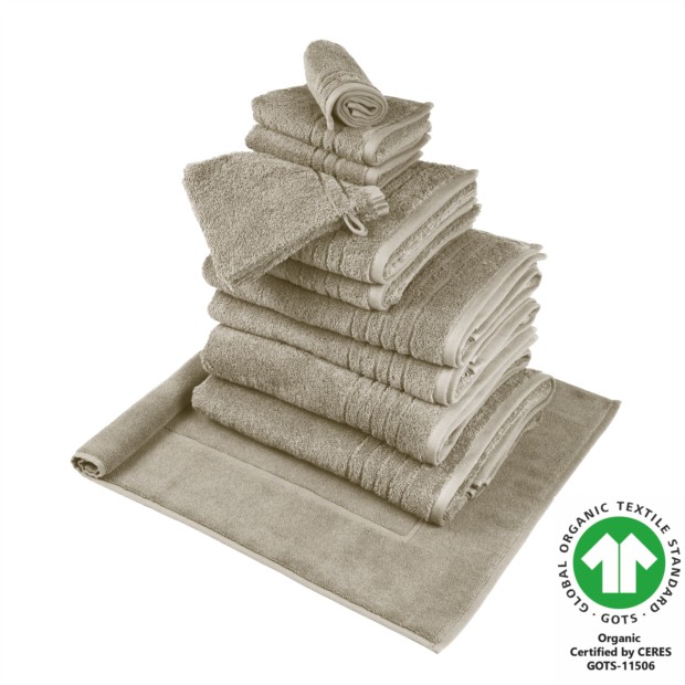 Organic feeling Badfrottier esche 409