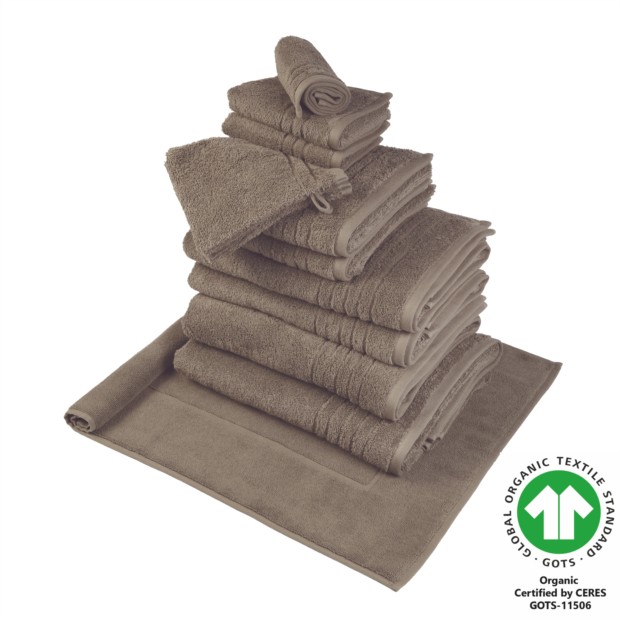 Organic feeling Badfrottier hellbraun 410