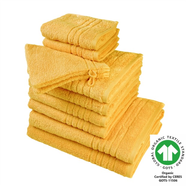 Organic feeling Badfrottier safran 509